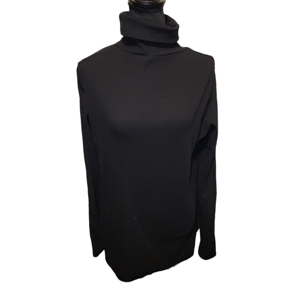 Turtleneck Top Black sz XL - Picture 1 of 2